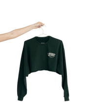 Varsity Club Cropped Crewneck