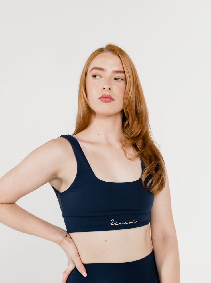CORE 6-Way Reversible Sports Bra - Midnight/Skye Blue