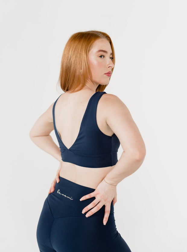 CORE 6-Way Reversible Sports Bra - Midnight/Skye Blue