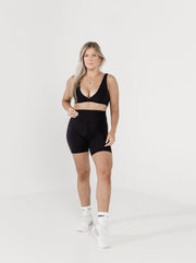 CORE High Waisted Biker Shorts 6.5” - Onyx