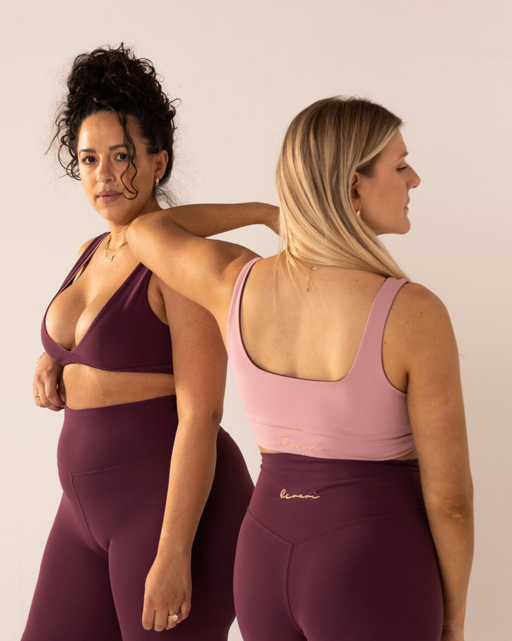 CORE 6-Way Reversible Sports Bra - Rhode/Blush Pink